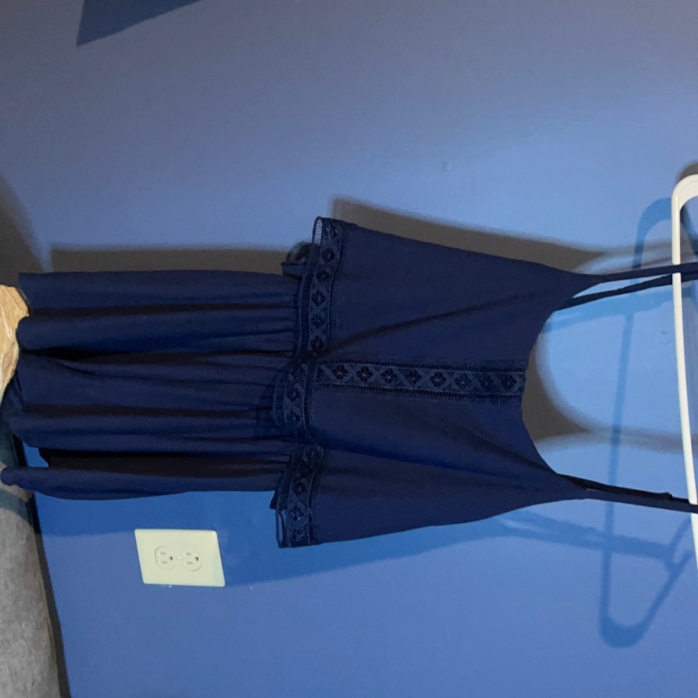 Rue 21 navy pattern romper!